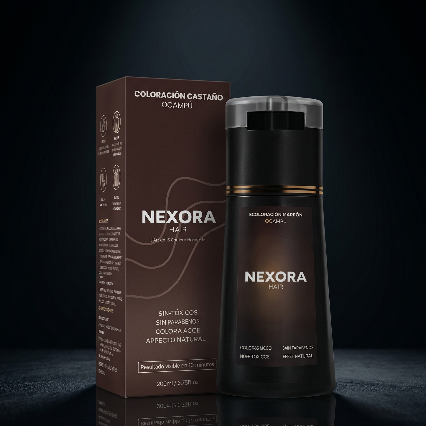 Champú Coloración Instantánea para Hombre