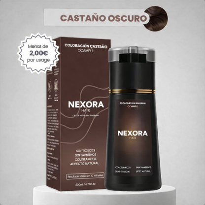 Champú colorante instantáneo