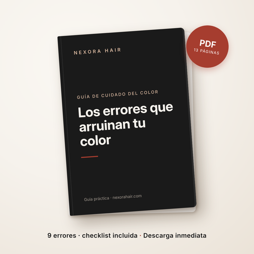 eBook Los errores que arruinan tu color - Nexora Hair